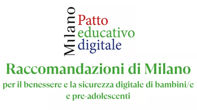 PATTO EDUCATIVO DIGITALE MILANO